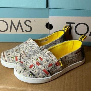 Alpargata natural two-tone filled snoopy Woodstock comic print